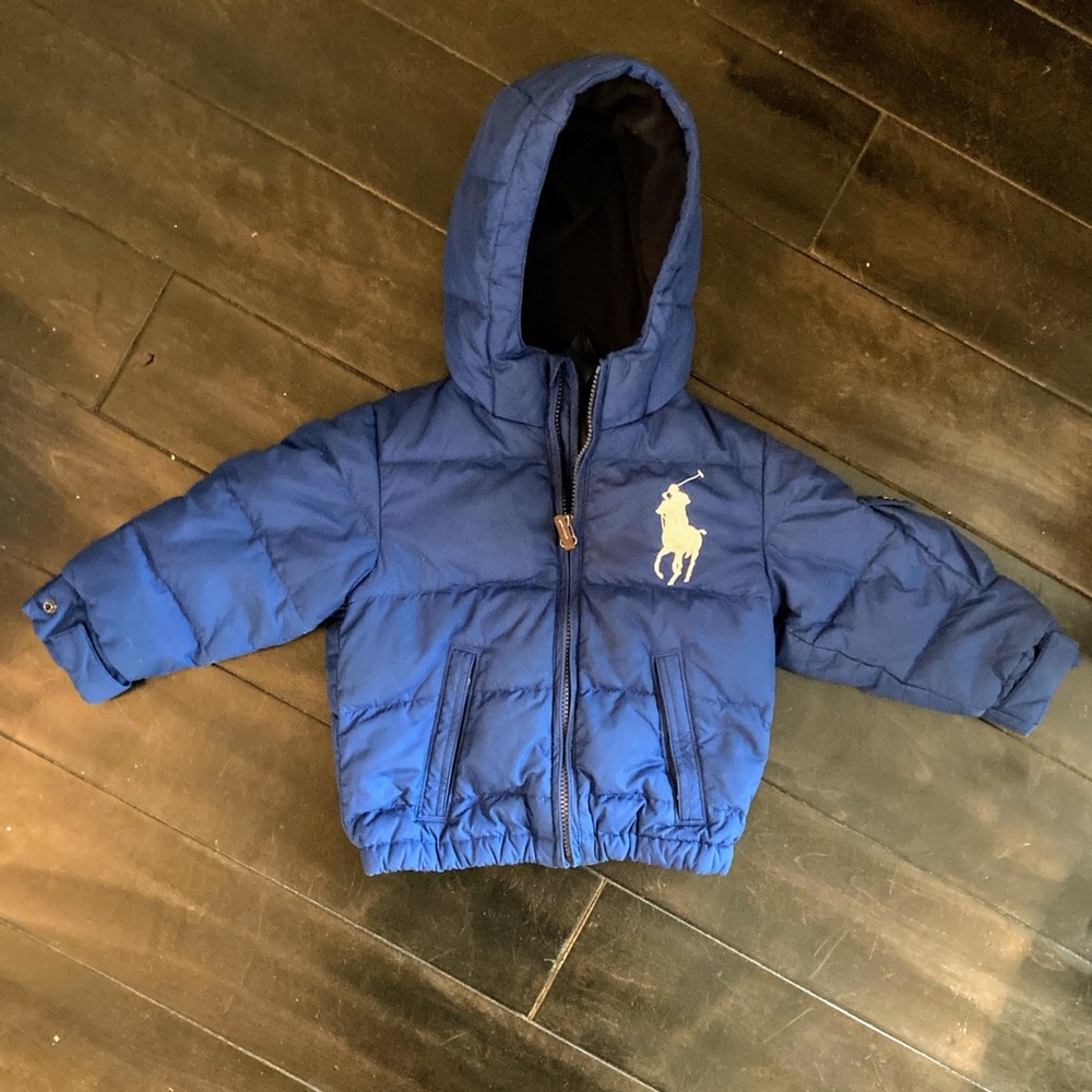 Ralph Lauren down puffer jacket Blue